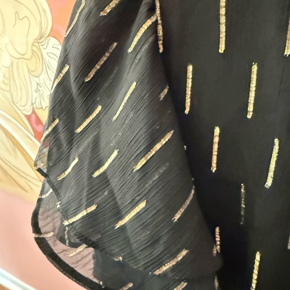 MSK Black Mini Dress with Metallic Accents - Picture 5 of 5